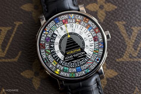 louis vuitton worldtimer watch.